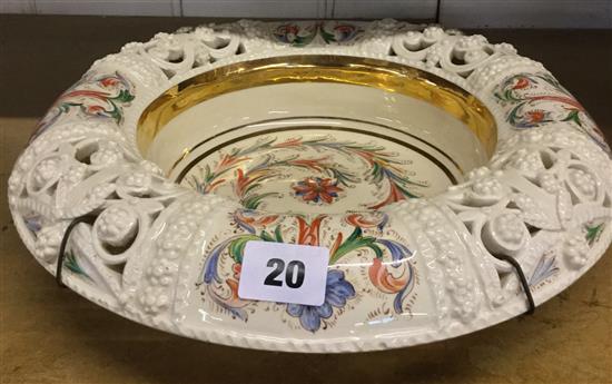 Hand painted Italian dish